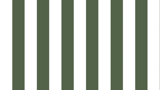Reveal Tapet Big Stripes - Vit/Olivgrön X-Large