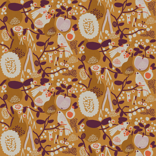 Reveal Tapet Sommarfågel - Bränd orange