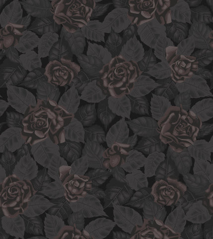 Reveal Tapet Dark Roses