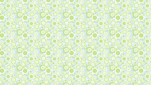 Reveal Tapet Retro Flowers - Green