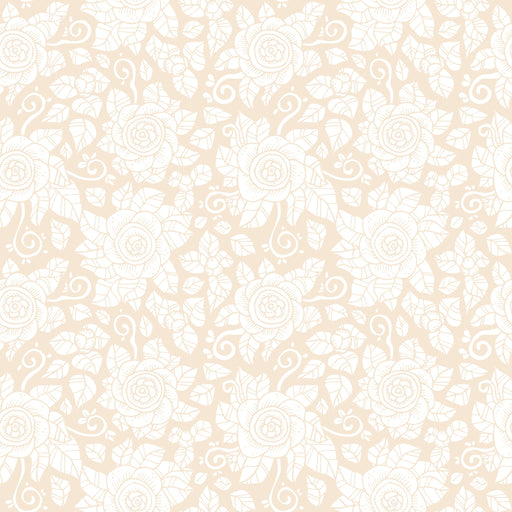 Reveal Tapet Simplex Roses - Beige