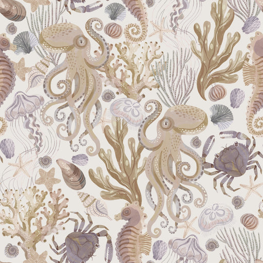 Reveal Tapet Ocean Life - Gold Light