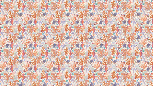 Reveal Tapet Ocean Life - Coral Light