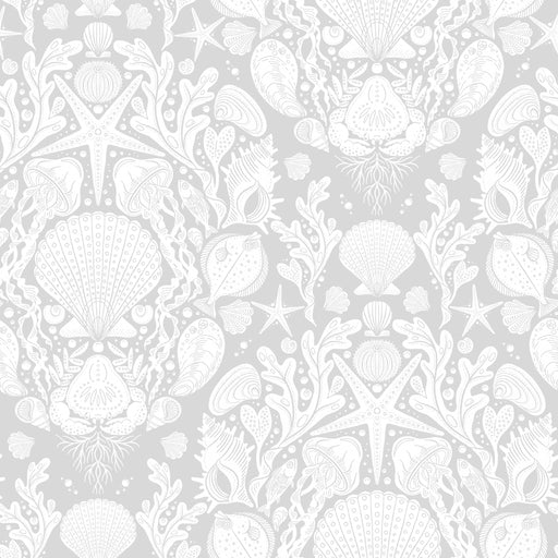 Reveal Tapet Deep Sea Damask - Pearl