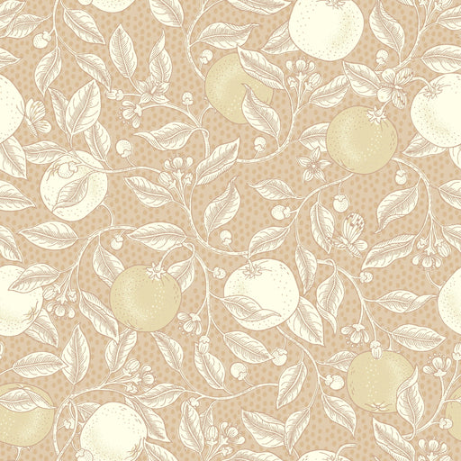 Reveal Tapet Orange Blossom Earth tones
