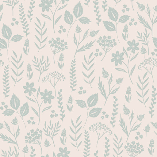 Reveal Tapet Flowerbed Light Sage