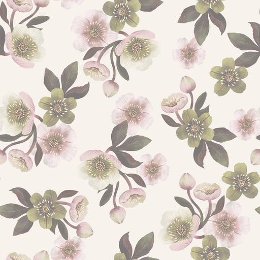 Reveal Tapet Hellebores - Offwhite