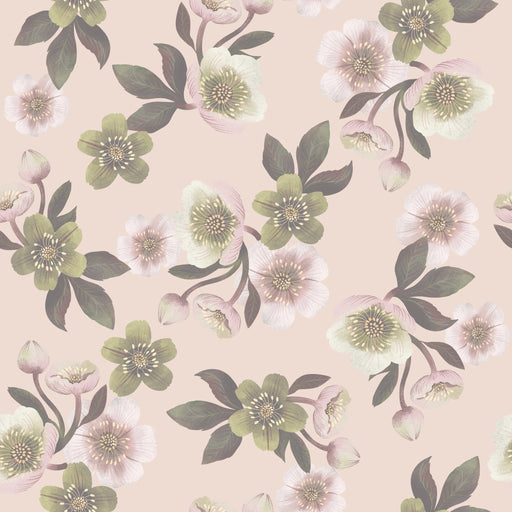 Reveal Tapet Hellebores - Blush