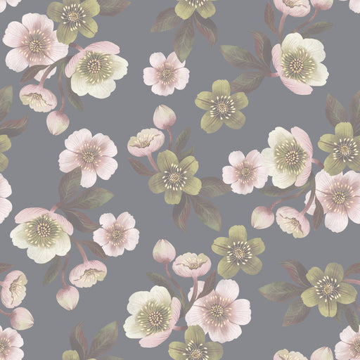 Reveal Tapet Hellebores - Slate