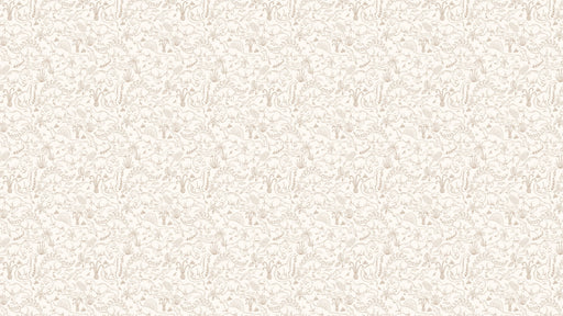 Reveal Tapet Watercolor Dino Safari - Beige
