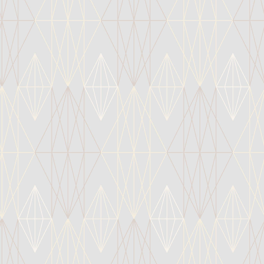 Reveal Tapet Diamond Geo - Pearl