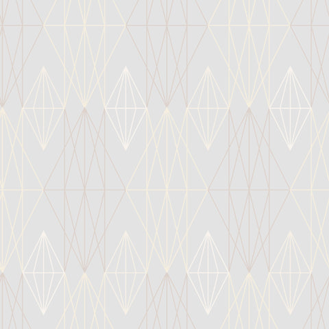 Reveal Tapet Diamond Geo - Pearl