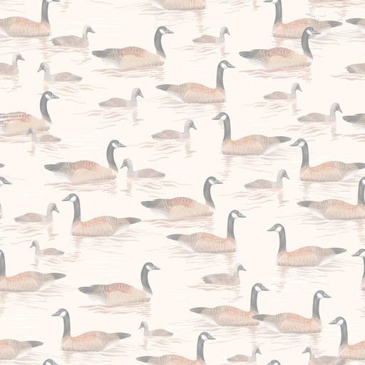 Reveal Tapet Canada Geese - Offwhite