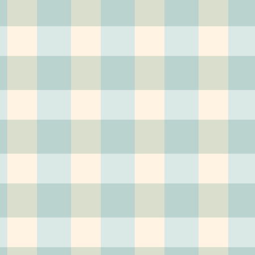 Reveal Tapet Gingham - Mediterranean