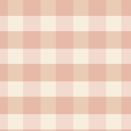 Reveal Tapet Gingham - Peach