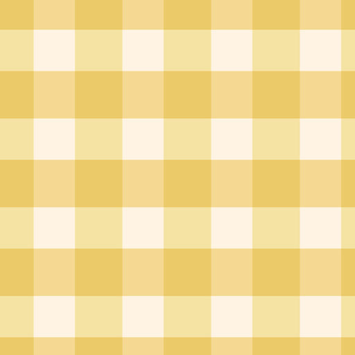 Reveal Tapet Gingham - Sunflower