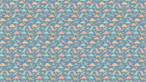 Reveal Tapet Pastel Dinosaurs - Blue