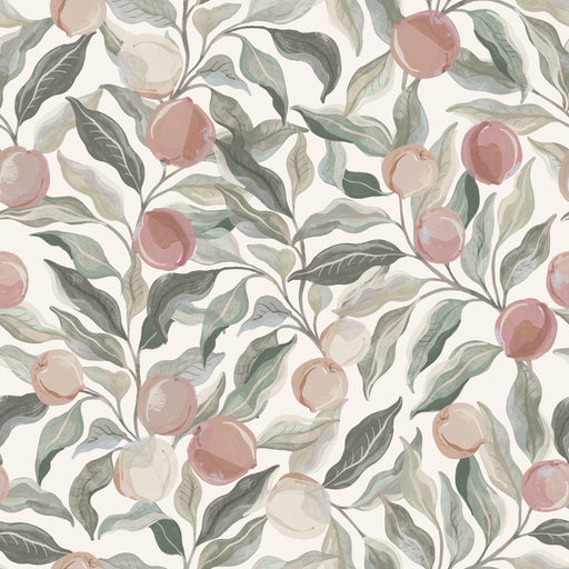 Reveal Tapet Painterly Peaches - Offwhite
