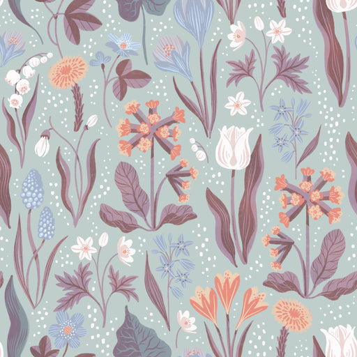 Reveal Tapet Scandinavian Spring - Light Blue
