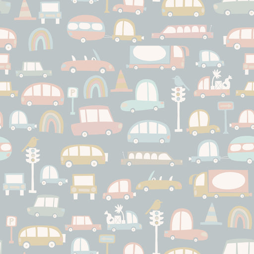 Reveal Tapet Traffic Jam - Gray