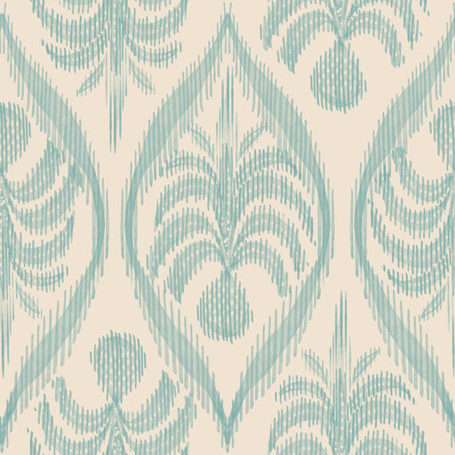 Reveal Tapet Ikat Palm Tree - Aqua