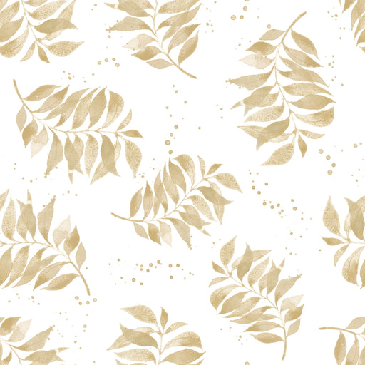 Reveal Tapet Watercolor Palm Toss - Wheat