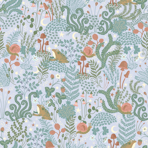 Reveal Tapet Moonlit Forest - Baby Blue