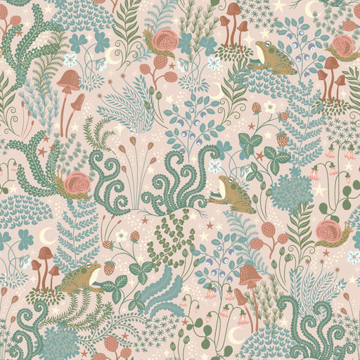Reveal Tapet Moonlit Forest - Baby Pink