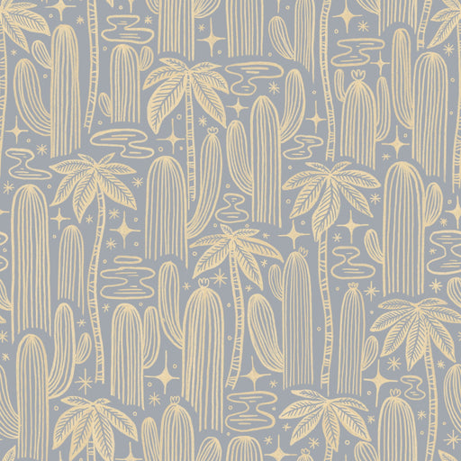 Reveal Tapet Starlit Oasis - Denim