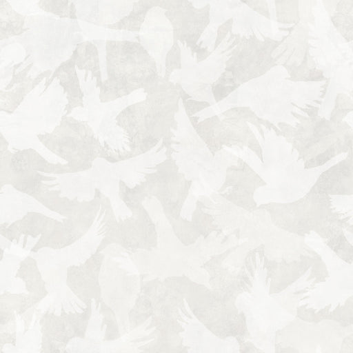 Reveal Tapet Fåglar - Grey