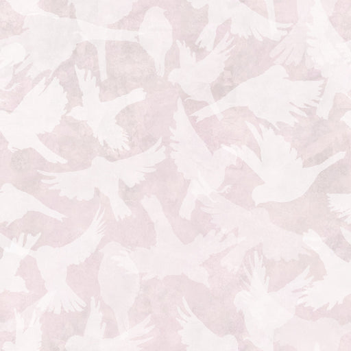 Reveal Tapet Fåglar - Rose