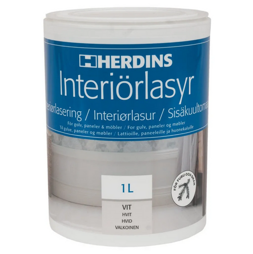 Herdins Interiörlasyr Aqua - 1L (Tidigare Golvlasyr)