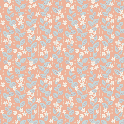 Reveal Tapet Diamond Flowers - Red