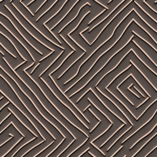 Reveal Tapet Labyrint - Brun