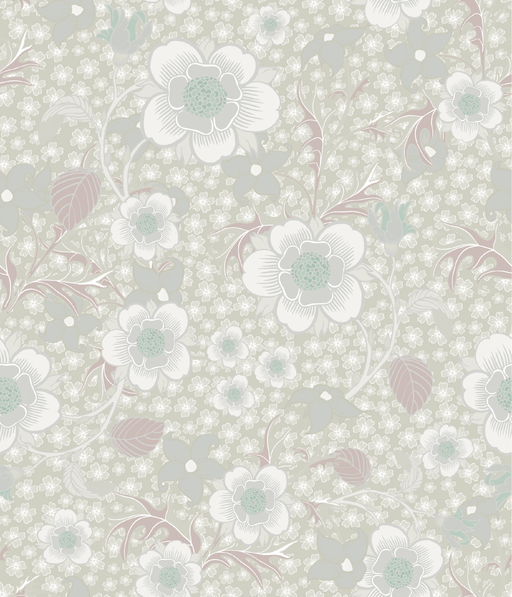 Reveal Tapet Springtime Bloom - Ljusrosa