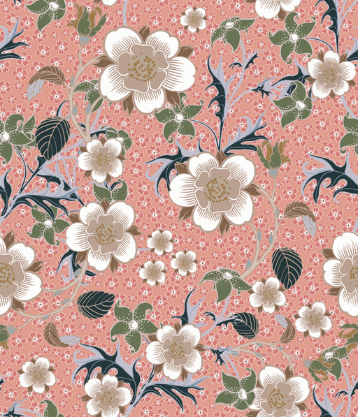 Reveal Tapet Springtime Bloom - Gammelrosa