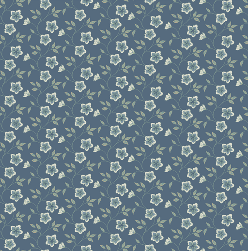 Reveal Tapet Sweet Blossom - Petrol