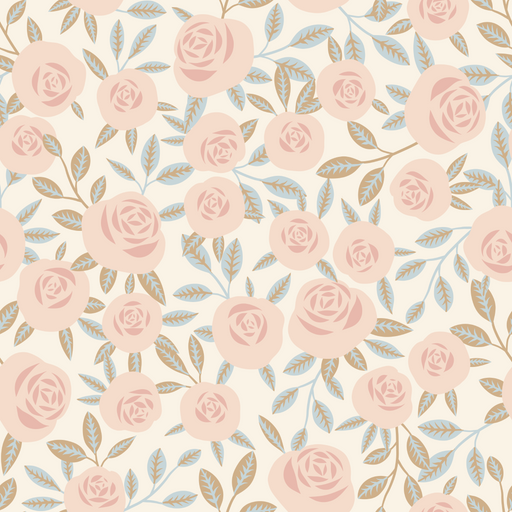 Reveal Tapet Round Rose - Garden