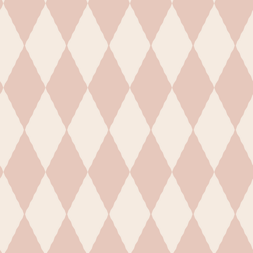 Reveal Tapet Wavy Diamond - Dusty Pink