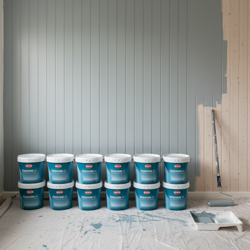 Gjøco Fashion 40 - Vit(Bas)  Snickeri- Lackfärg med superfinish.