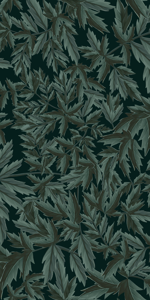 Reveal Tapet Garden - Moonlight green