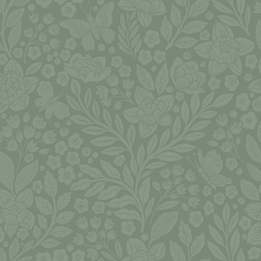 Reveal Tapet Butterfly Garden half drop - Forest