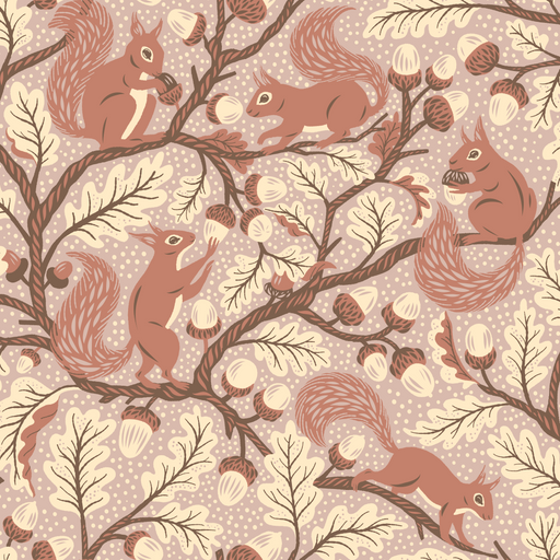 Reveal Tapet Squirrel Oak - Blush