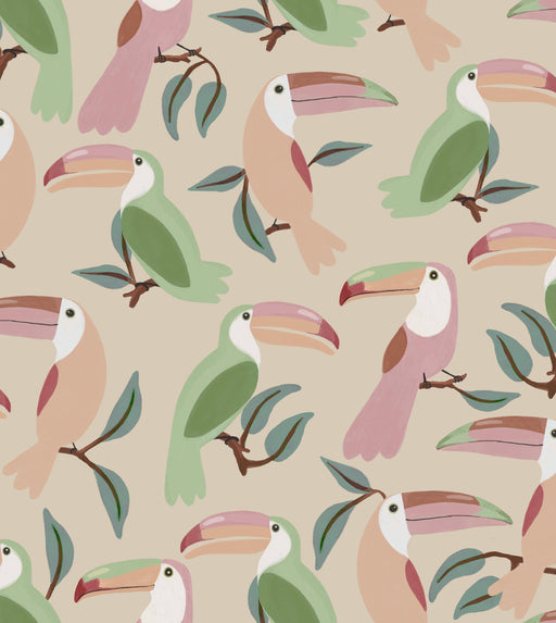 Reveal Tapet Toucans - Beige