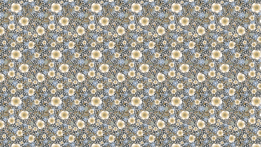 Reveal Tapet Springtime Bloom - Svart-Multi