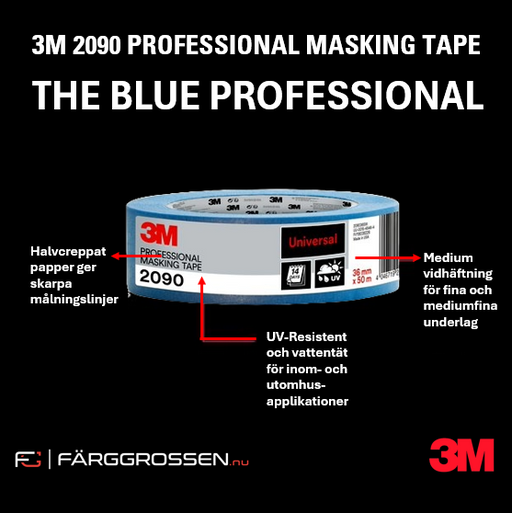 3M Scotch® Blå Maskeringstejp 2090, 14-dagar
