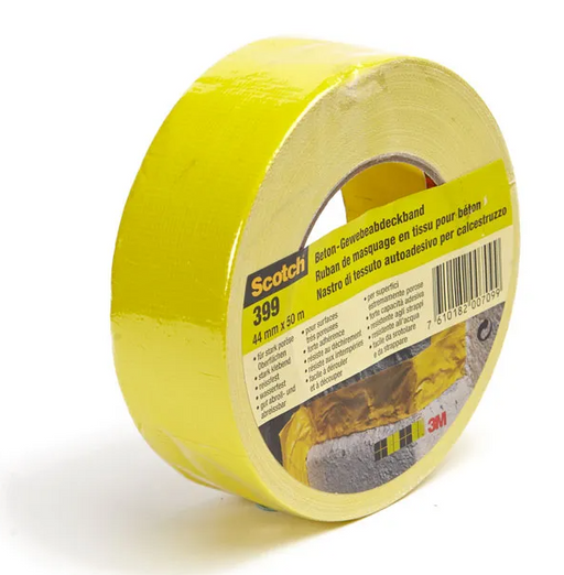 3M™ 399 Pro Gaffatejp gul betong - extremt hög vid