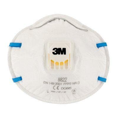 En bild på 3M™ Dammfiltermask 8822, FFP2  3-pack på Färggrossen.nu
