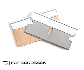 Sollex Clickskrapeblad Bygelblad 39x20x0.23mm 100-pack