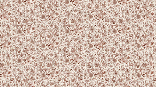 Reveal Tapet Floralies - Koppar